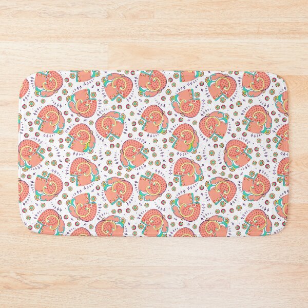Item preview, Abstract flower, Light peach on white background designed and sold by Alex  Blud.