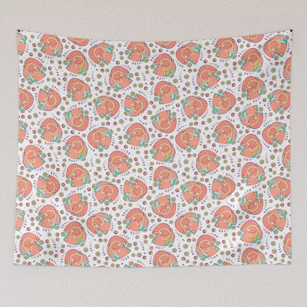 Item preview, Abstract flower, Light peach on white background designed and sold by Alex  Blud.