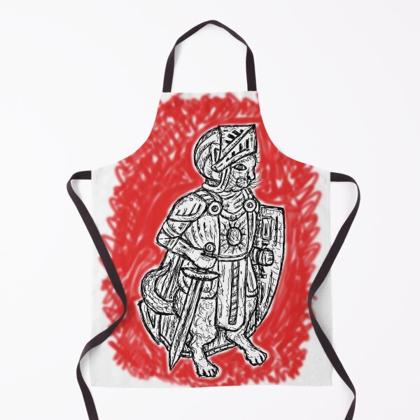 Item preview, Medieval Creature Meme - Warrior Cat designed and sold by VintageManiac.
