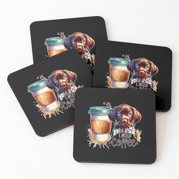 Item preview, Fueled by Coffee & Paws – 'I Need Coffee' Pet Lover Design designed and sold by artedigital99.