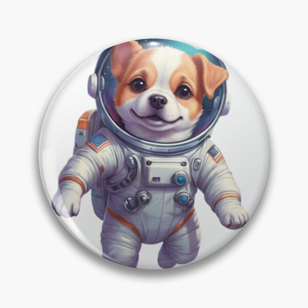 Item preview, Cute astronaut dog floating in space designed and sold by jean-nicolas.