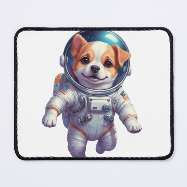 Item preview, Cute astronaut dog floating in space designed and sold by jean-nicolas.