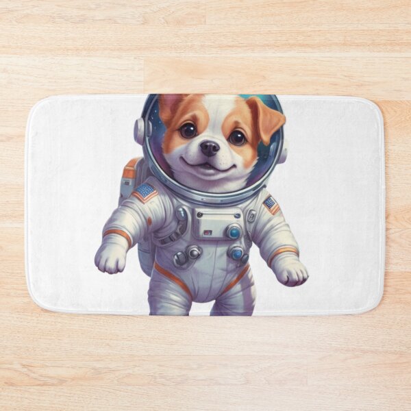 Item preview, Cute astronaut dog floating in space designed and sold by jean-nicolas.
