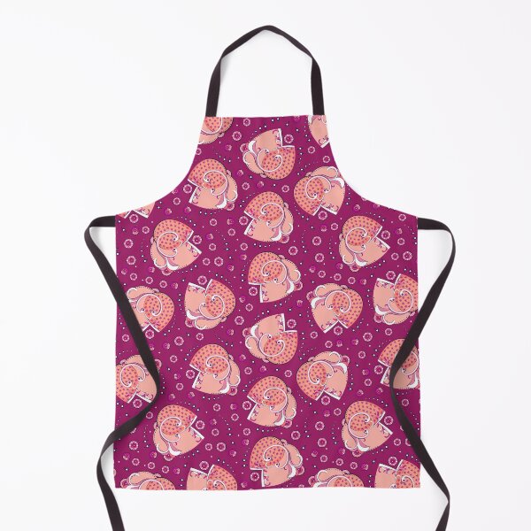 Item preview, Abstract flower, Peach on burgundy background designed and sold by Alex  Blud.
