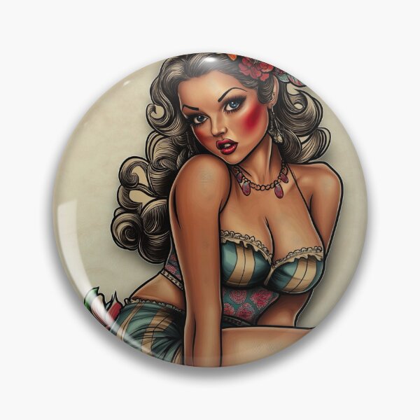 Item preview, Classic Pinup Girl  designed and sold by MatrixTattoo.