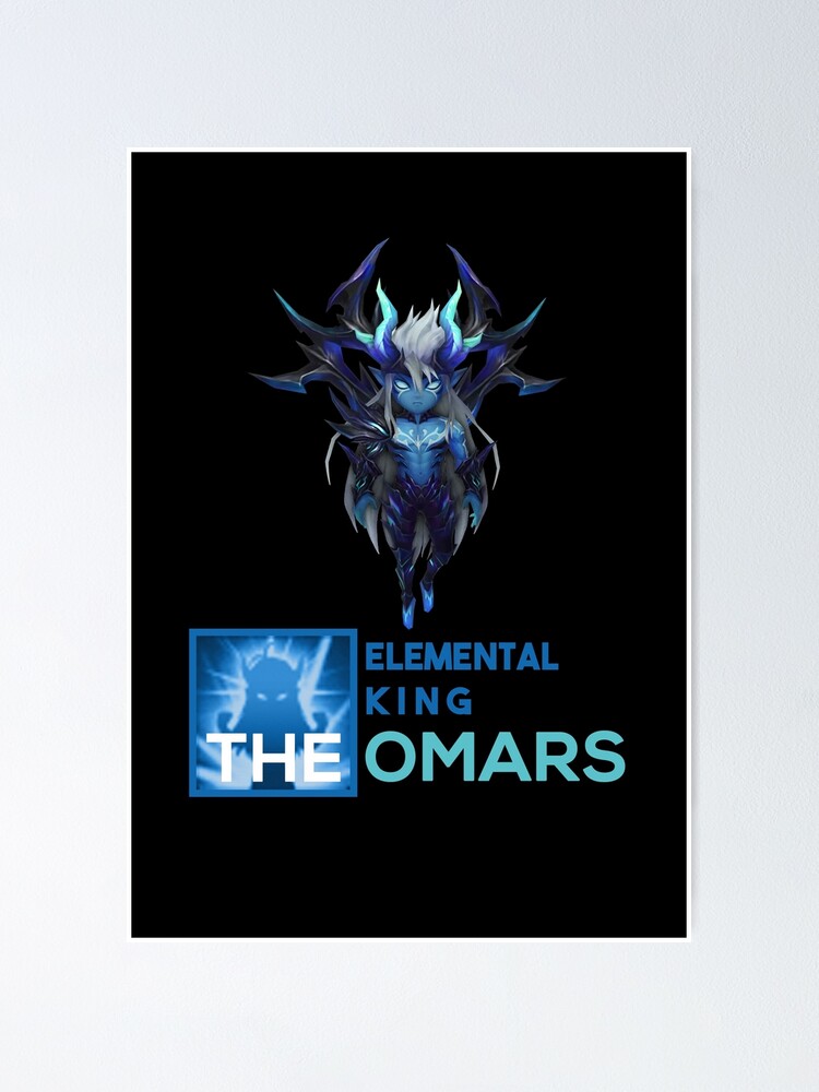 Theomars Elemental King Beschworer Krieg Ifrit Wasser Poster Von Dikamus Redbubble