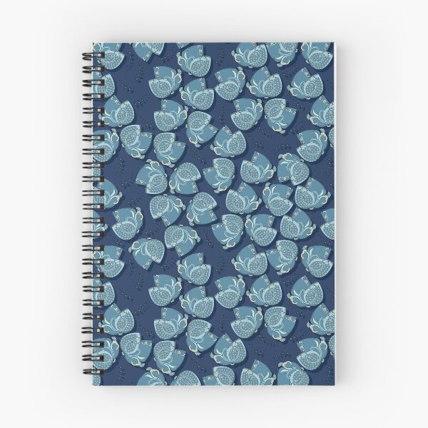 Item preview, Abstract flower, Blue on blue background designed and sold by Alex  Blud.