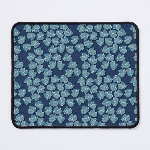 Item preview, Abstract flower, Blue on blue background designed and sold by Alex Blud.