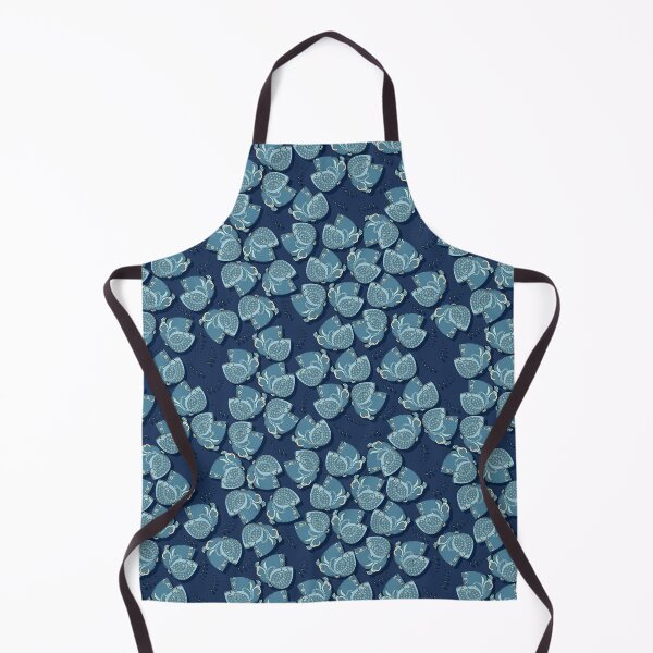 Item preview, Abstract flower, Blue on blue background designed and sold by Alex  Blud.
