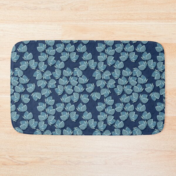 Item preview, Abstract flower, Blue on blue background designed and sold by Alex  Blud.