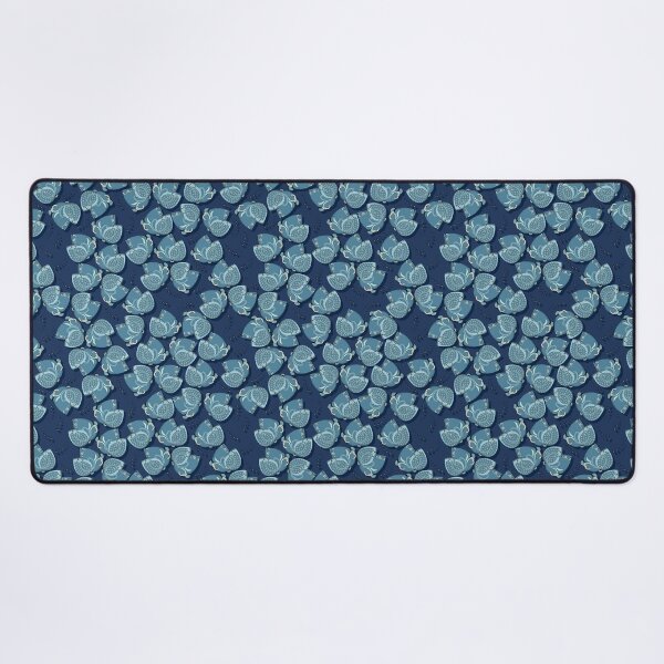 Item preview, Abstract flower, Blue on blue background designed and sold by Alex  Blud.