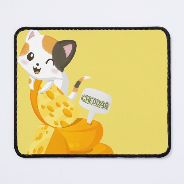 Item preview, Naughty kitten and cheese : Cheddar cheese designed and sold by MilkJittima3097.