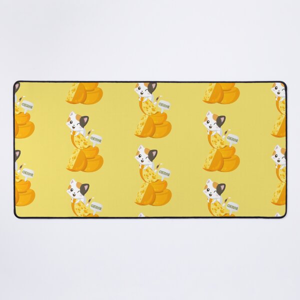 Item preview, Naughty kitten and cheese : Cheddar cheese designed and sold by MilkJittima3097.