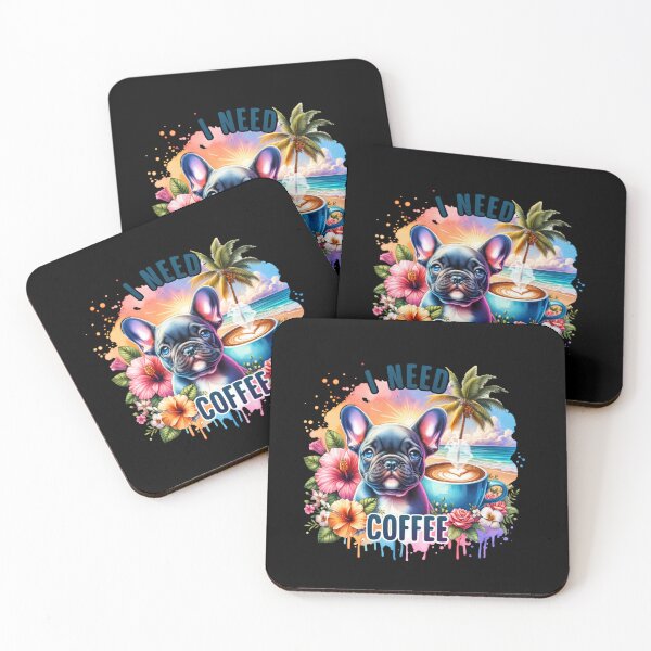 Item preview, Fueled by Coffee & Paws – 'I Need Coffee' Pet Lover Design designed and sold by artedigital99.