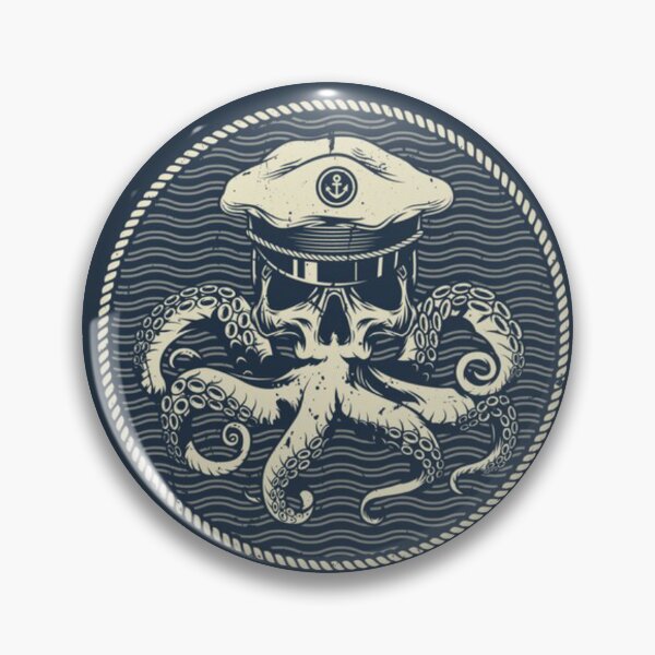 Item preview, Ocean Spirit - Nautical Craftsman Octopus Skull designed and sold by Margival.