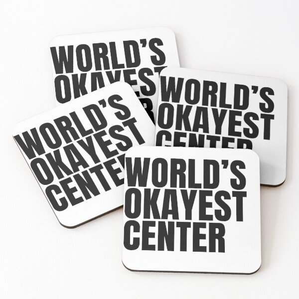 Item preview, World's Okayest Center - Black designed and sold by Cutsandsparks.