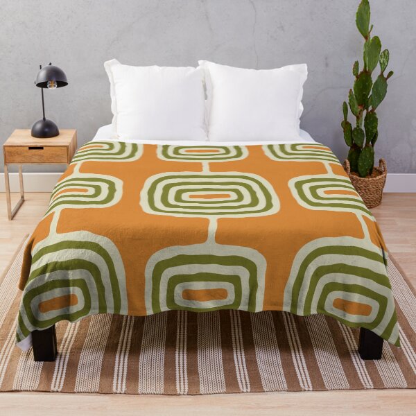 Item preview, Atomic Rings Abstract Pattern Autumn Colors designed and sold by tonymagnerart.