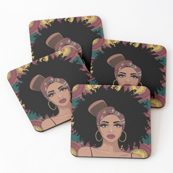 Item preview, Afro Girl  designed and sold by Design Den.