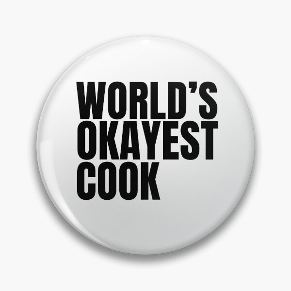 Item preview, World's Okayest Cook - Black designed and sold by Cutsandsparks.