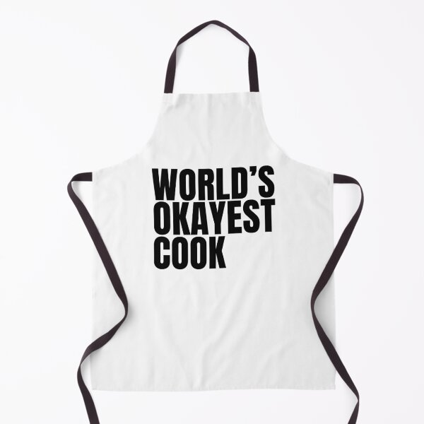 Item preview, World's Okayest Cook - Black designed and sold by Cutsandsparks.