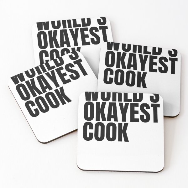 Item preview, World's Okayest Cook - Black designed and sold by Cutsandsparks.