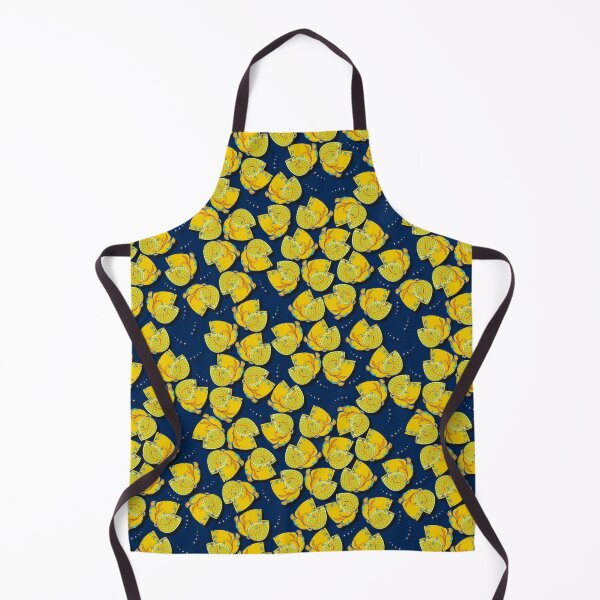 Item preview, Abstract flower, Yellow on blue background designed and sold by Alex  Blud.