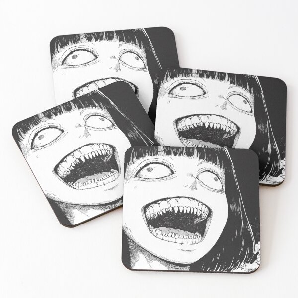 Item preview, Right Before Dinner - black and white horror manga anime girl designed and sold by ForsakenFrames.