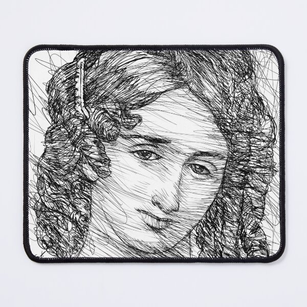 Item preview, MARY SHELLEY Ink portrait designed and sold by lautir.