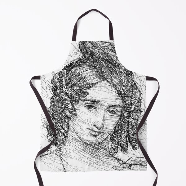 Item preview, MARY SHELLEY Ink portrait designed and sold by lautir.