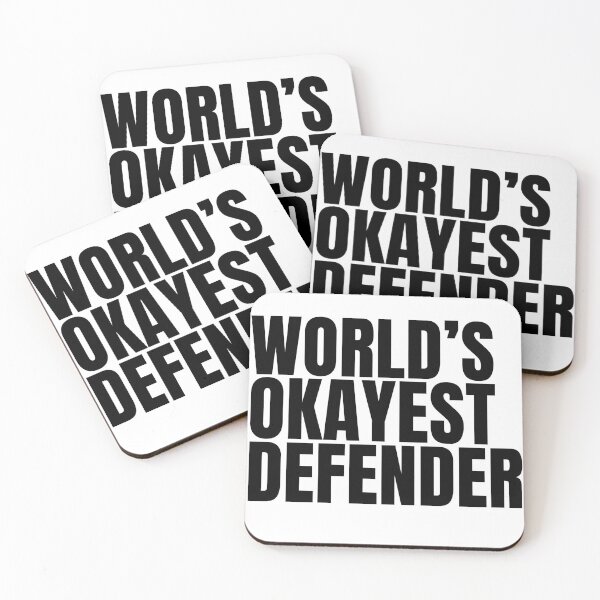 Item preview, World's Okayest Defender - Black designed and sold by Cutsandsparks.