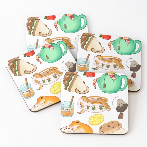 Item preview, Afternoon tea reptiles designed and sold by squishyenby.