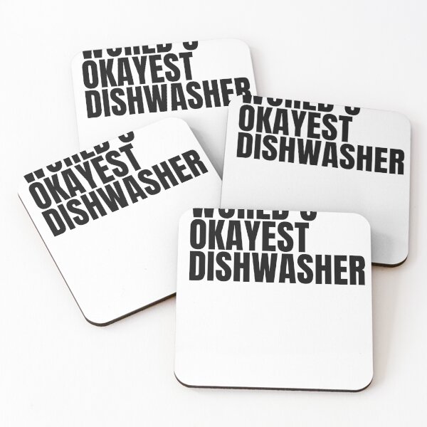 Item preview, World's Okayest Dishwasher - Black designed and sold by Cutsandsparks.