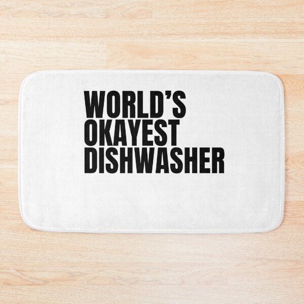 Item preview, World's Okayest Dishwasher - Black designed and sold by Cutsandsparks.