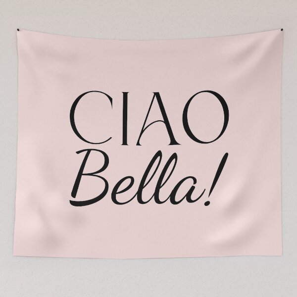 Item preview, Ciao Bella! Italian Words designed and sold by Jeallan Designs.