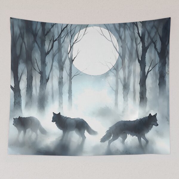 Item preview, Shadow Of Wolves designed and sold by RubisLeaf.