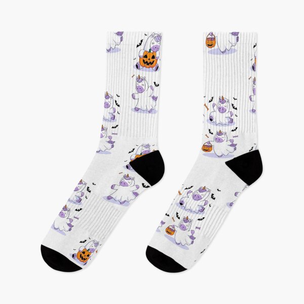 Item preview, Ghostly Unicorns: Halloween Magic with Jack-o'-Lanterns designed and sold by Rio77 Styles.