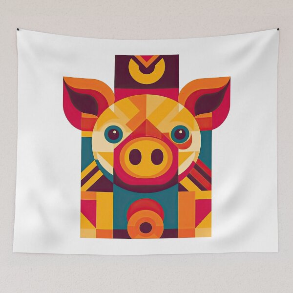 Artikelvorschau, Aufkleber T-Shirt Motiv: Ferkel entworfen und verkauft von ForeverPrintsOK.