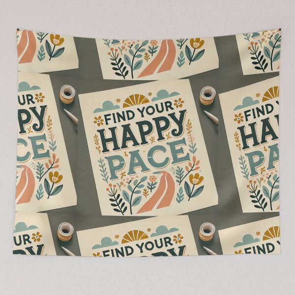 Item preview, Find Your Happy Pace designed and sold by WildVista.