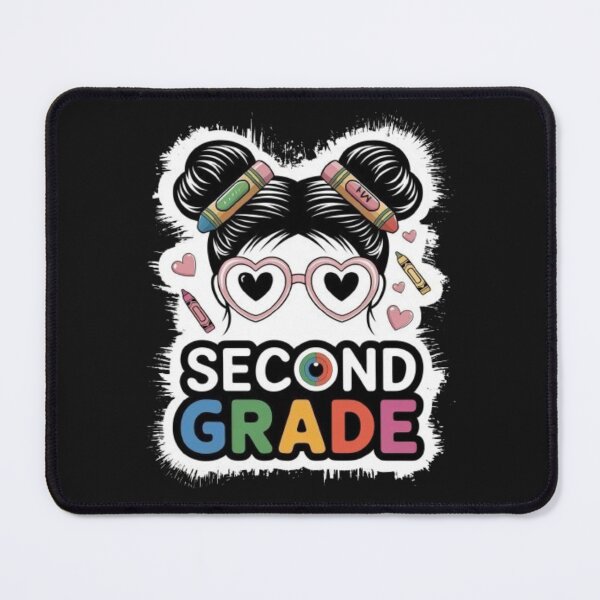 Item preview, Hello Second Grade Back to School Hair Bun Girl First Day designed and sold by SztylishDesigns.