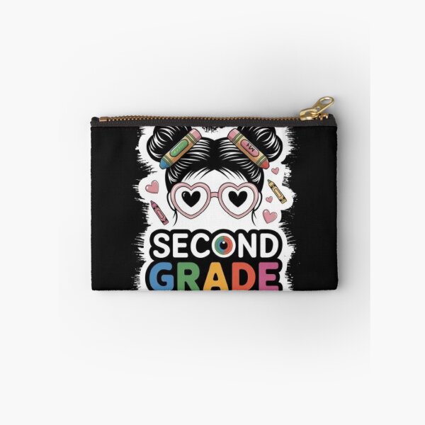 Item preview, Hello Second Grade Back to School Hair Bun Girl First Day designed and sold by SztylishDesigns.