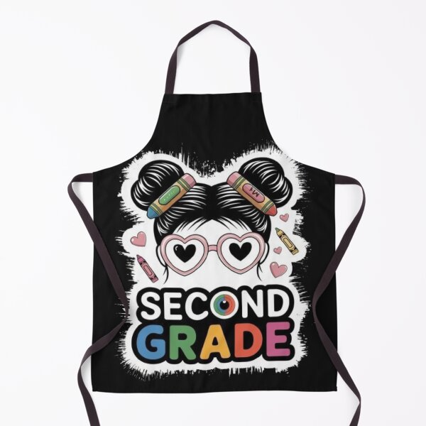 Item preview, Hello Second Grade Back to School Hair Bun Girl First Day designed and sold by SztylishDesigns.