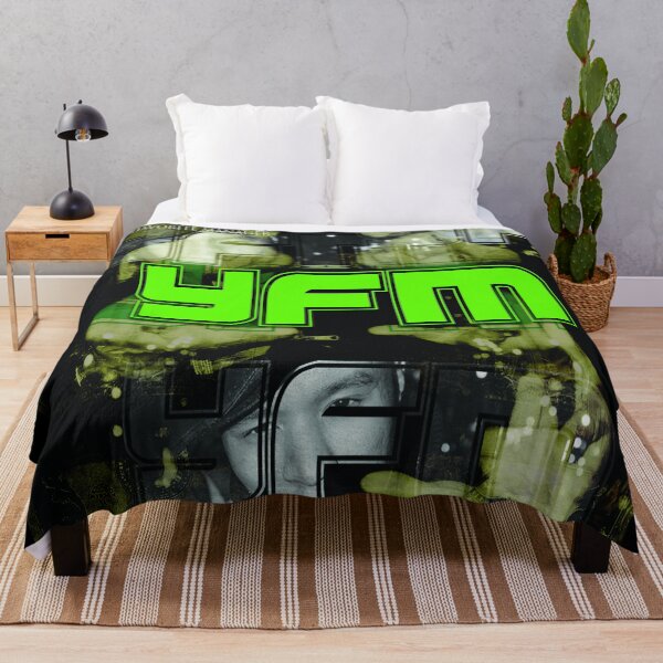 Item preview, YFM Media Network Green Layered Portrait Logo Art designed and sold by YFMMediaNetwork.