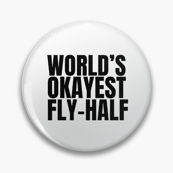 Item preview, World's Okayest Fly-half - Black designed and sold by Cutsandsparks.