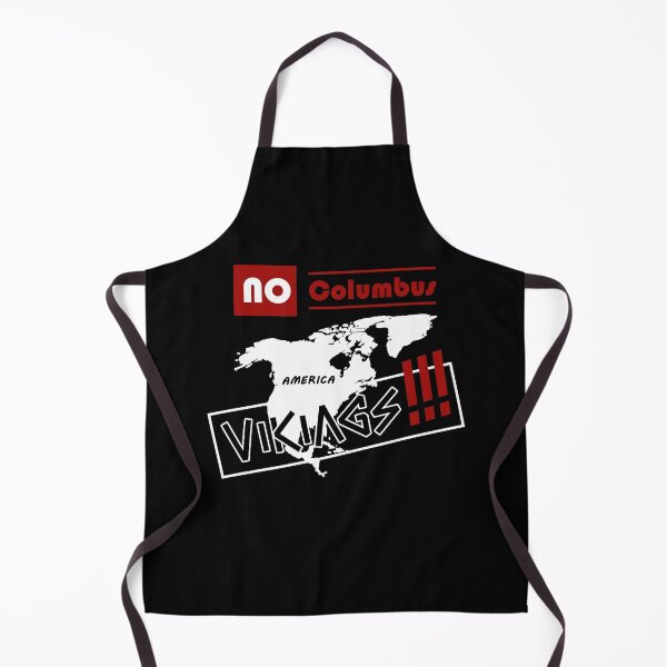 Item preview, No Columbus. Vikings (for black items) designed and sold by VikingDazo.