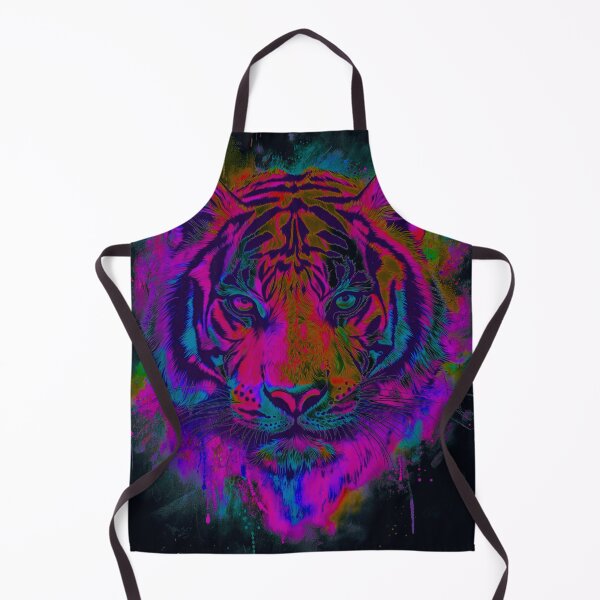 Aperçu de l'œuvre Tigre de lumière noire créée et vendue par MatrixTattoo.