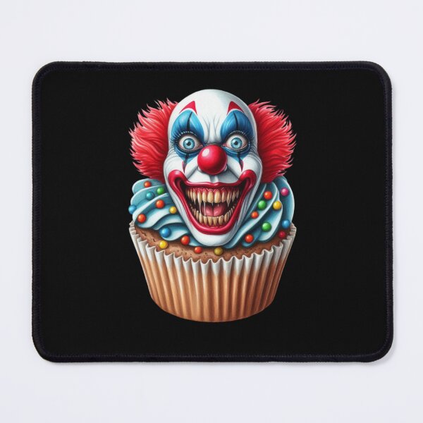 Item preview, Creepy Clown Cupcake Red Hair Sharp Teeth Spooky Dessert designed and sold by styleonestaa.