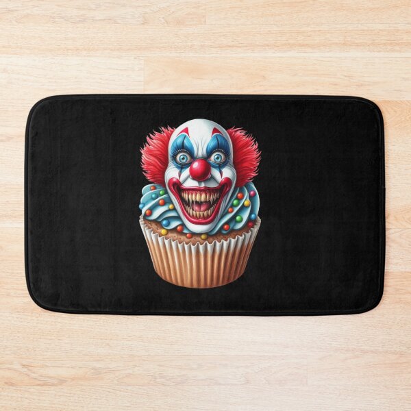 Item preview, Creepy Clown Cupcake Red Hair Sharp Teeth Spooky Dessert designed and sold by styleonestaa.