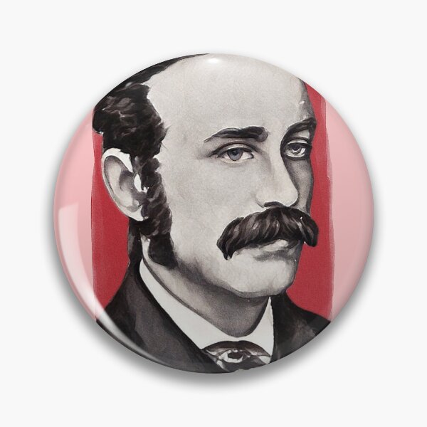 Item preview, English Essayist Walter Pater - red - illustration  designed and sold by Litstoy.