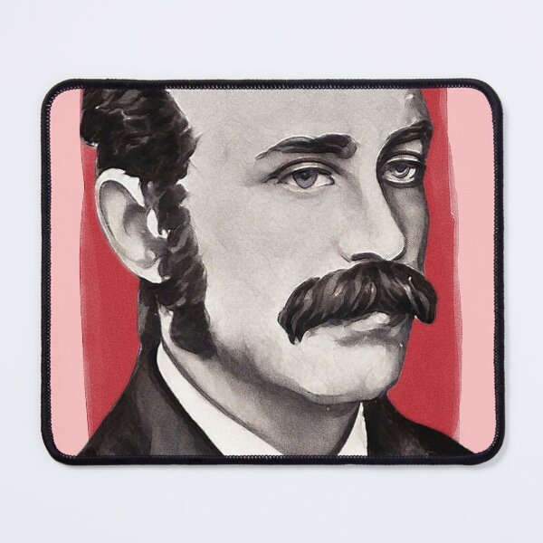 Item preview, English Essayist Walter Pater - red - illustration designed and sold by Litstoy.
