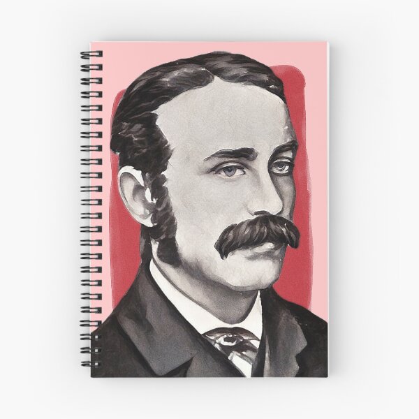 Item preview, English Essayist Walter Pater - red - illustration  designed and sold by Litstoy.
